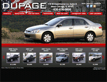 Tablet Screenshot of dupageautoexchange.com